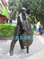 粤海街(jiē)道 铸铜雕塑 高2.1米
